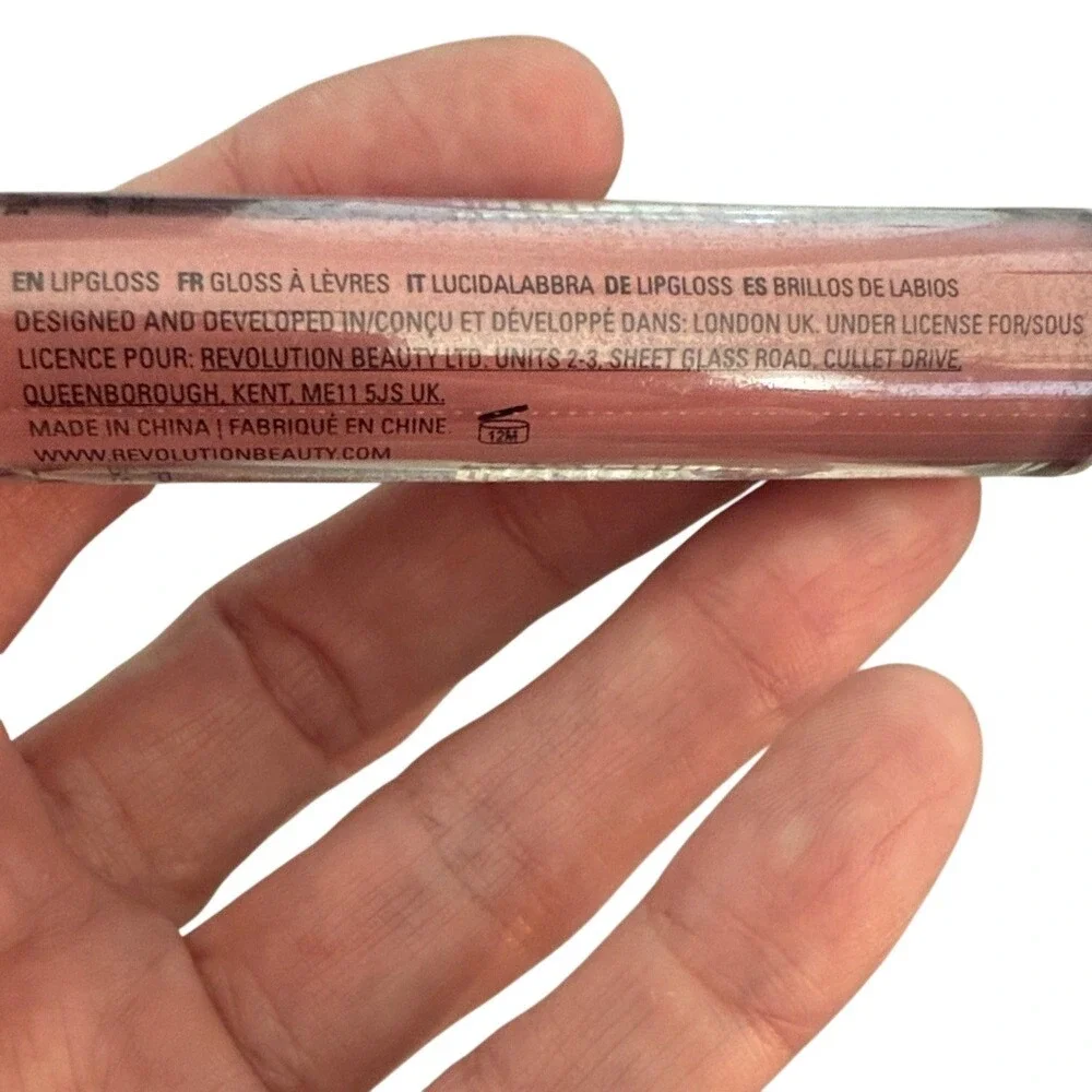 Makeup Obsession Forever Lip Gloss Pink Shimmer Full Size‎ 5ml
